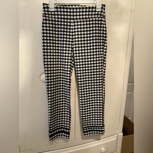 Crown & Ivy Women’s Black and White Gingham Pants